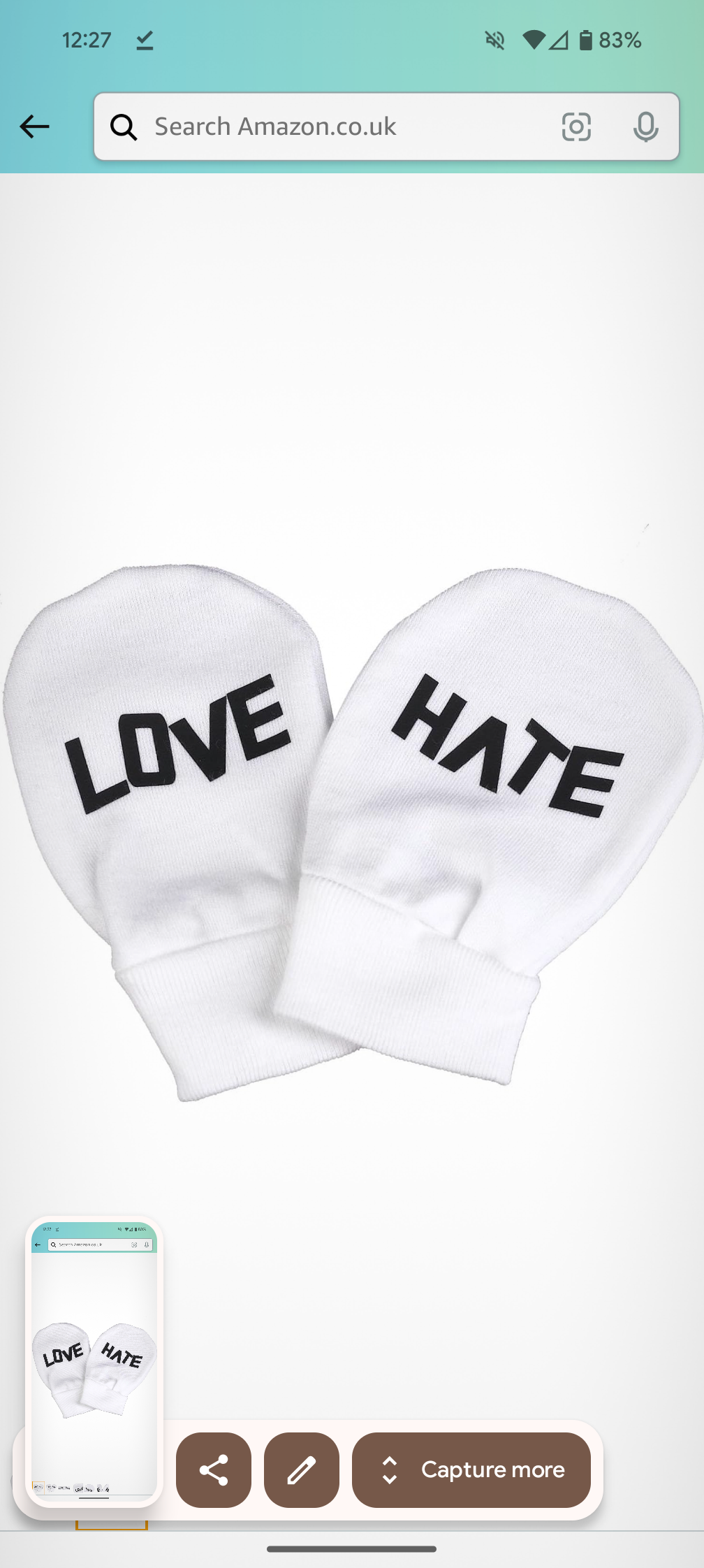 Spoilt Rotten Baby Anti Scratch Mittens Boys Girls Cotton Gloves Newborn