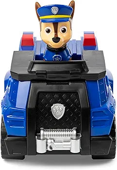 Paw Patrol, Chase’s Patrol Cruiser, Toy Car with Collectible Action Figure, Sustainably Minded Kids’ Toys for Boys & Girls Aged 3 and Up