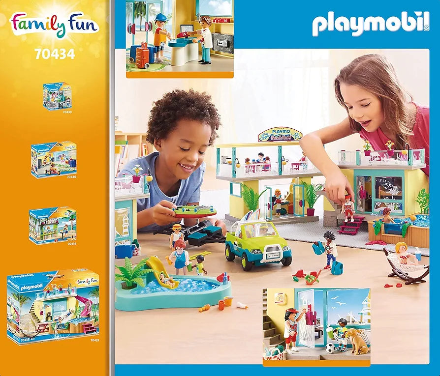 Playmobil Family Fun 70434 Beach Hotel, Ages 4 +