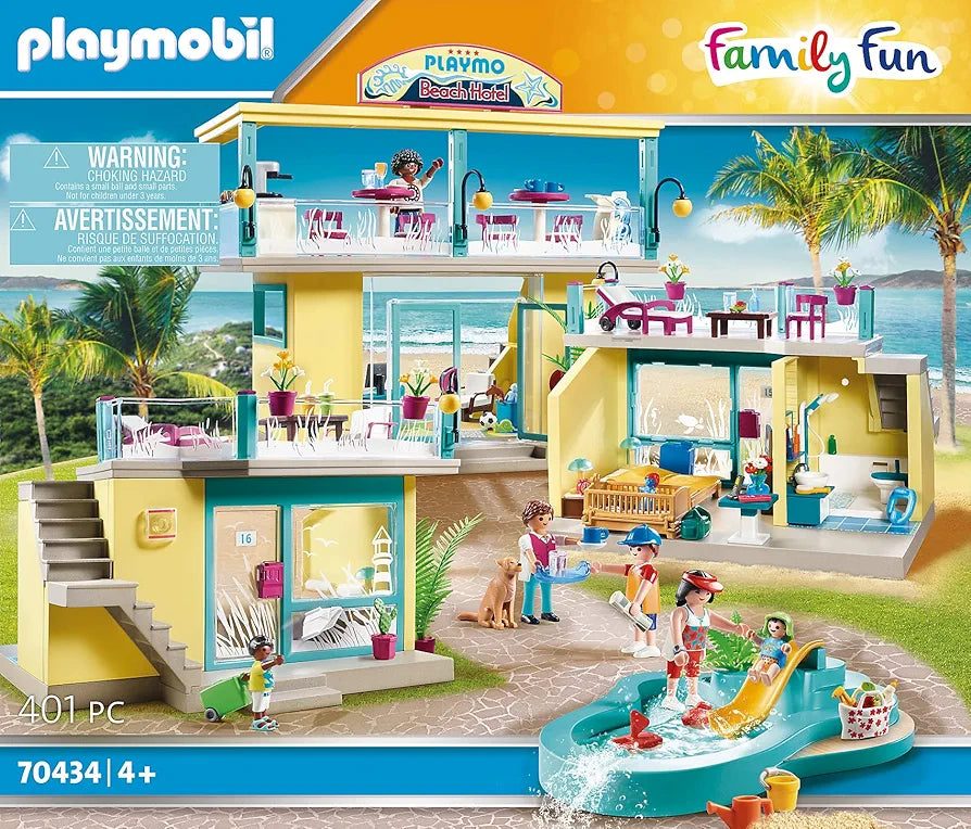 Playmobil Family Fun 70434 Beach Hotel, Ages 4 +