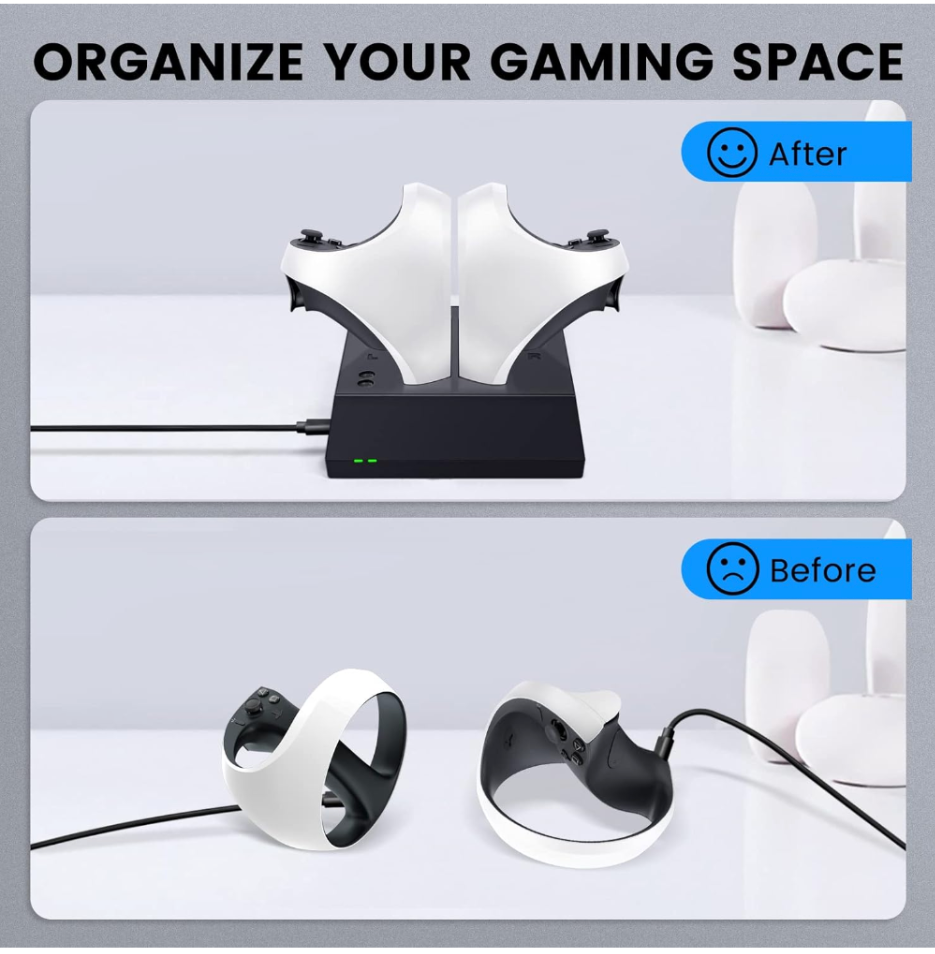 Charging Station PS VR2 Controller PSVR 2 Dock for PSVR2 Sense PlayStation