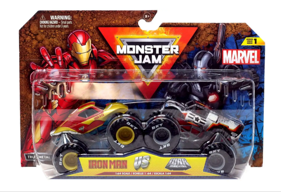 Monster Jam Iron Man Vs War Machine New and Sealed