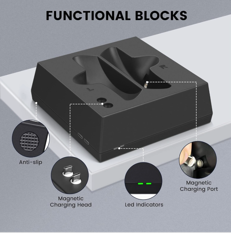 Charging Station PS VR2 Controller PSVR 2 Dock for PSVR2 Sense PlayStation