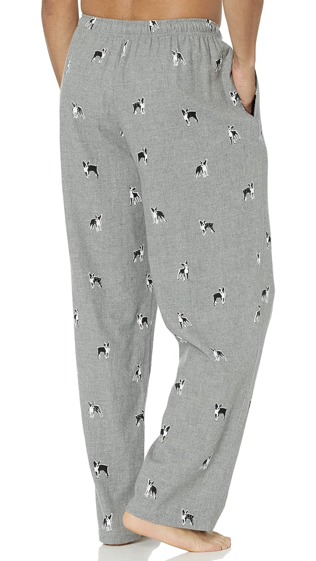 Amazon Essentials Men's Flannel Pyjama Trousers Available Big & Tall Dog Medium