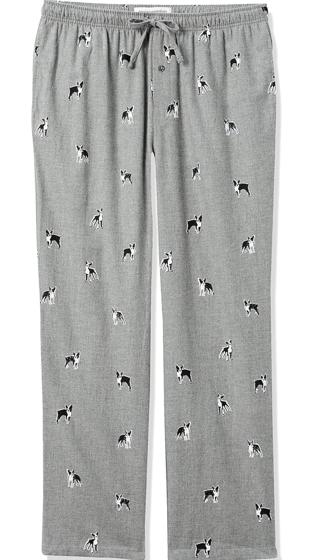 Amazon Essentials Men's Flannel Pyjama Trousers Available Big & Tall Dog Medium