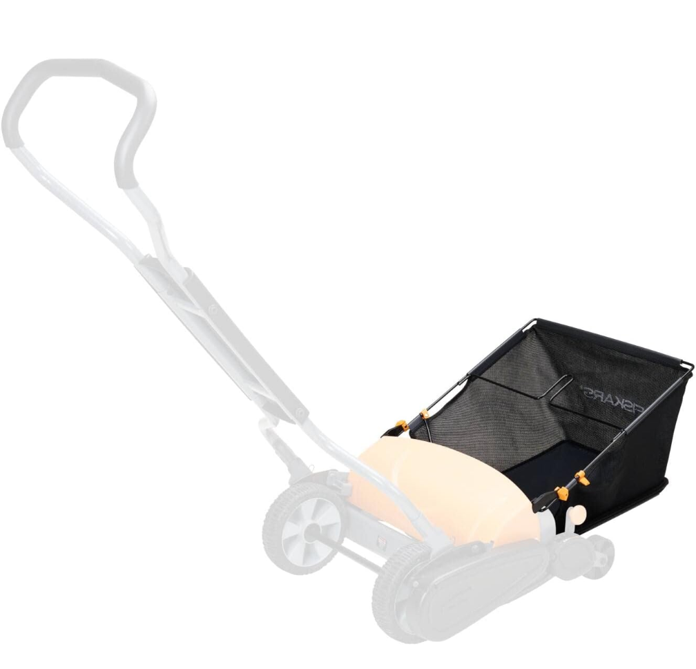 Fiskars StaySharp Grass Catcher, Capacity: 18 litres,