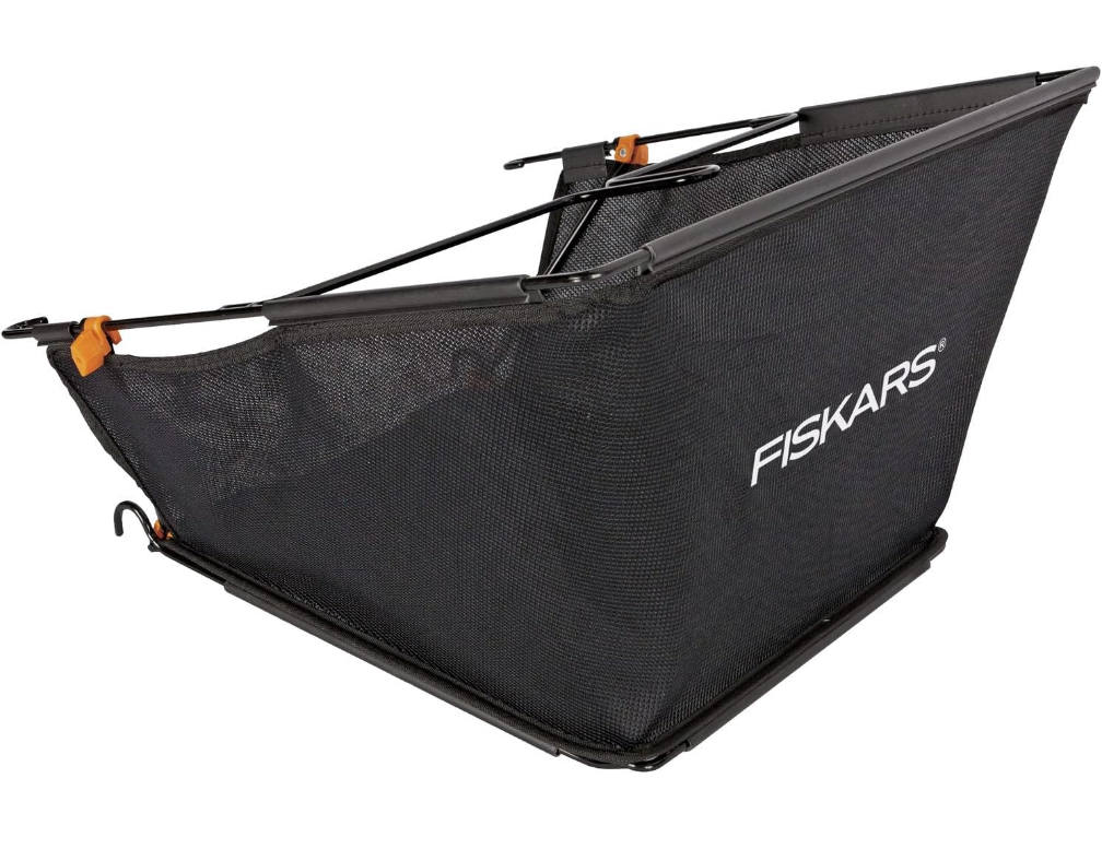 Fiskars StaySharp Grass Catcher, Capacity: 18 litres,