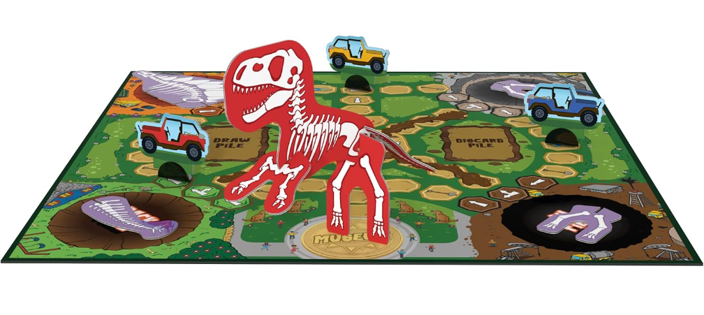 Dig 'em Up Dinos: The Fossil Finding Game with Fun Facts!