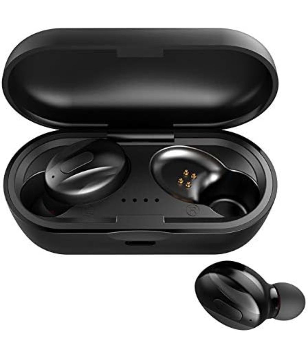 Nobranded Mini Bluetooth Wireless Earbuds 5.0 Stereo Sports Tws Bluetooth Headset Power Display XG13 with packaging (black)