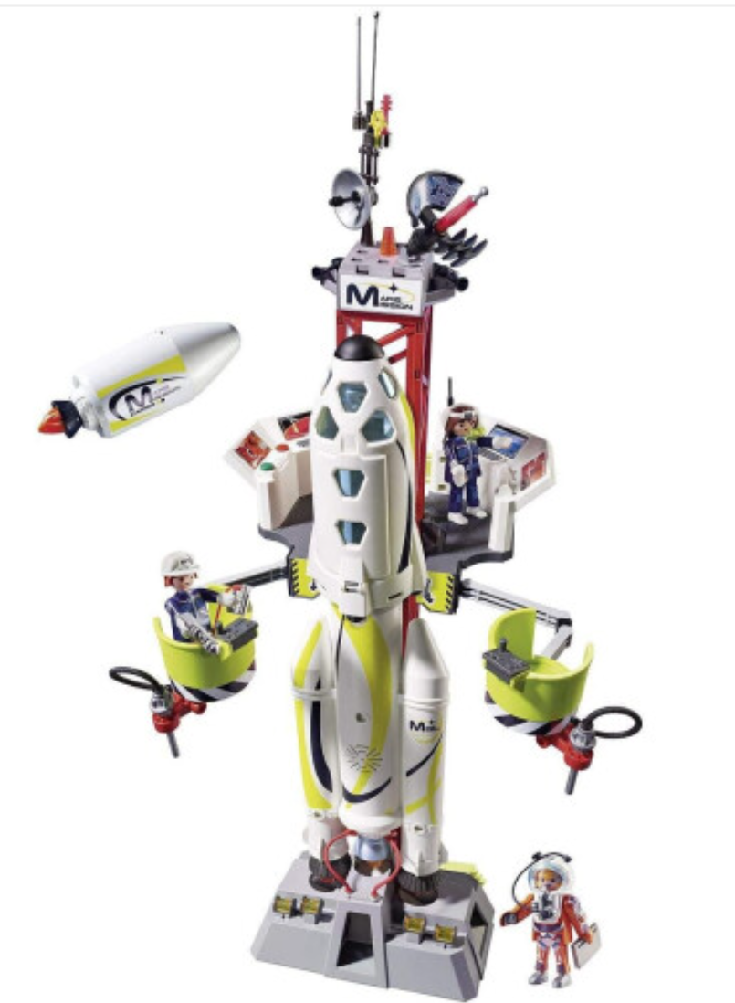 Playmobil 9488 Space Mission Rocket with Launch Site with Lights and Sound