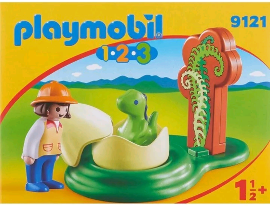 Playmobil 123 No 9121 Dino Egg New