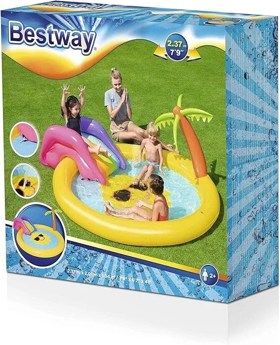 Bestway 53071 Sunnyland Play Pool 7ft, Multicolor