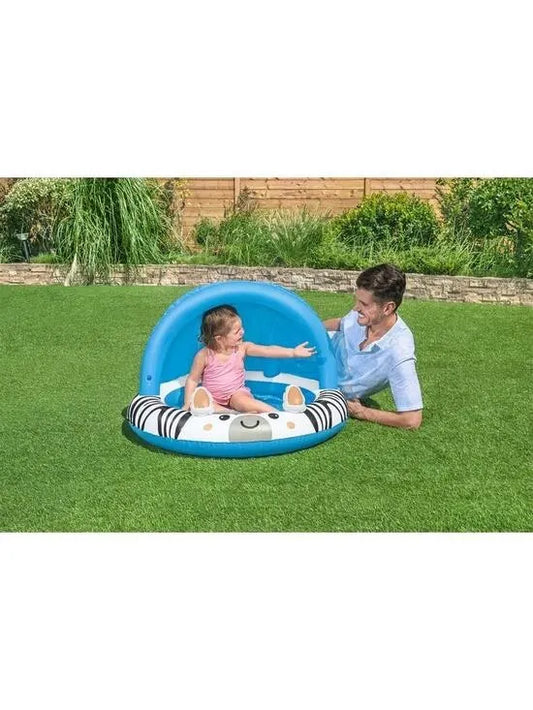 Bestway Shaded Baby Pool | Safari Fun Inflatable Play Centre, UV Sunshade