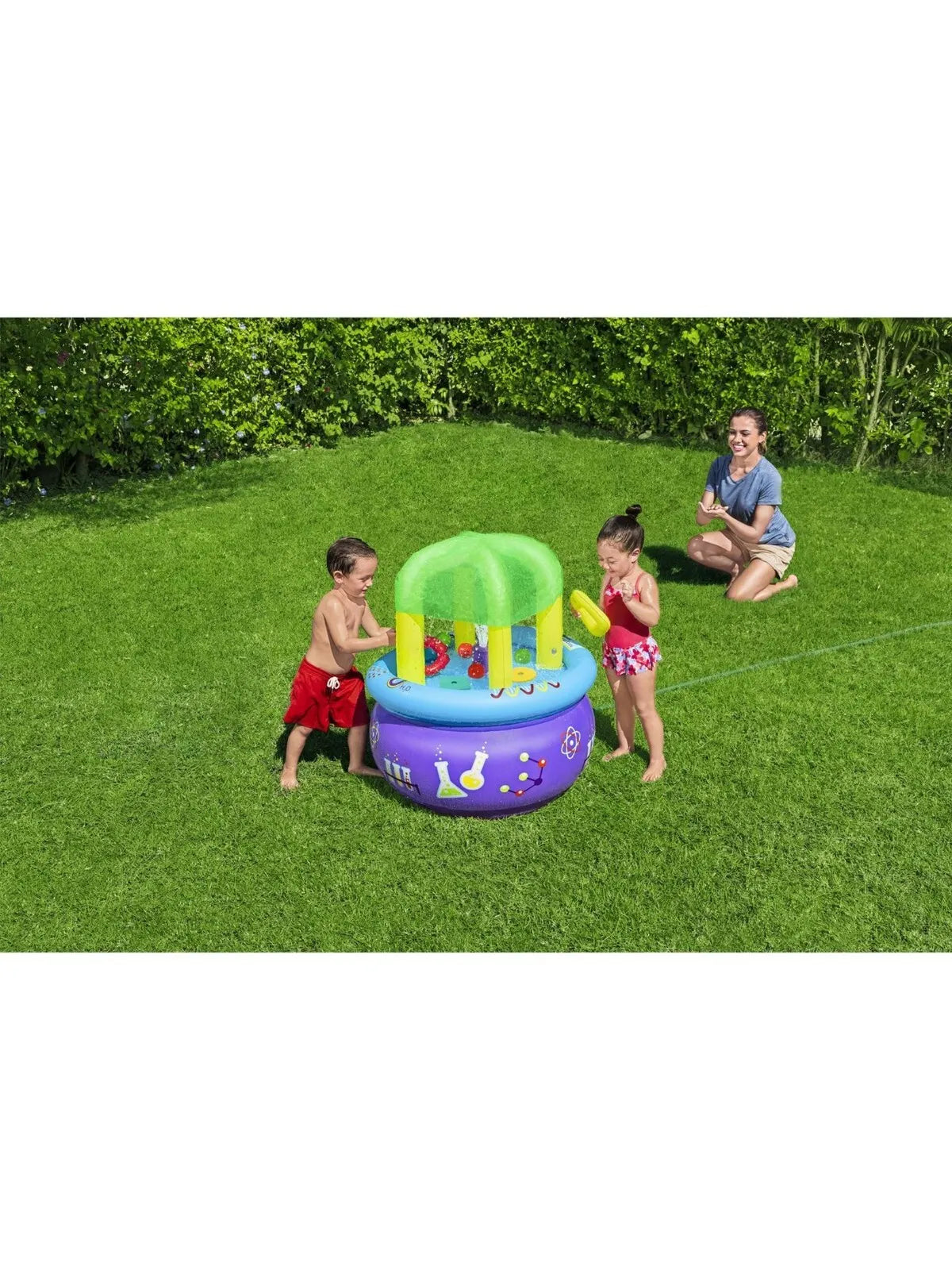 Bestway® Lil’ LearnLab™ Inflatable Kids Water Table 76 cm x 76 cm x 88 cm