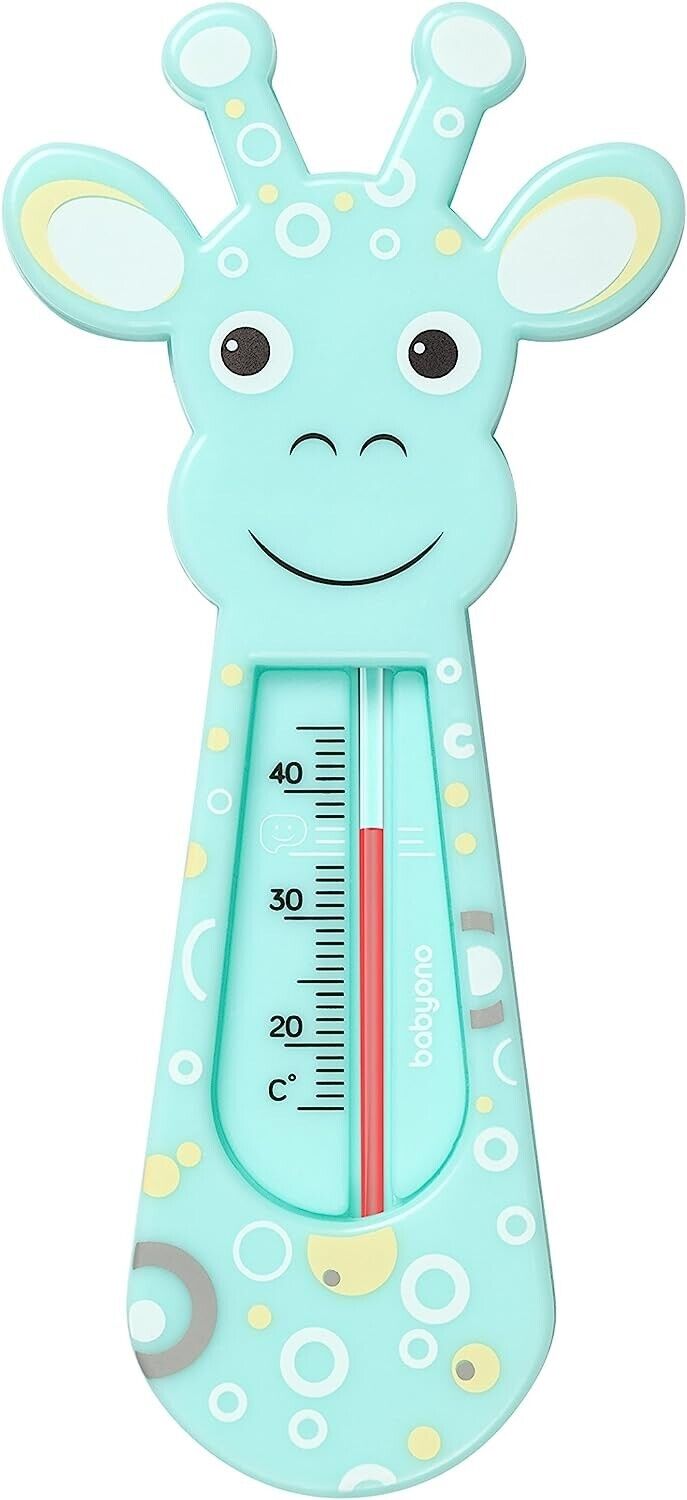 NEW Baby Safe Floating Bath Thermometer - GIRAFFE, Analog Temp temperature water